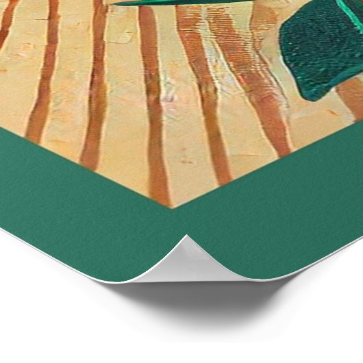 Cocktail Hour Mitte Jahrhundert Design Poster (Ecke)