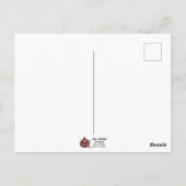 Cocktail Hour Mitte Jahrhundert Design Postkarte (Rückseite)