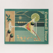 Cocktail Hour Mitte Jahrhundert Design Puzzle (Horizontal)