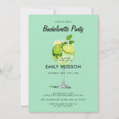 Cocktail Hugo Spritz Junggeselinnen-Abschied Einladung (Vorderseite)