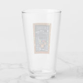 Cocktail im Monat Glascup Glas (Rückseite)