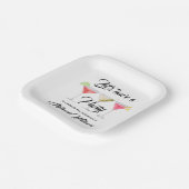 Cocktail im Sommer Party für Frauen in der Rente Pappteller (Gewinkelt)