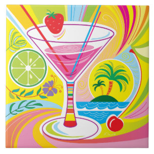 Cocktail-Insel Fliese