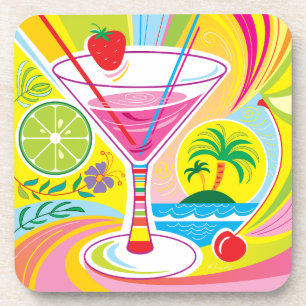 Cocktail-Insel Getränkeuntersetzer