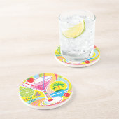 Cocktail-Insel Getränkeuntersetzer (Seite)