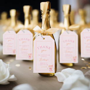 Cocktail-Junggesellinnenabschied Geschenkanhänger