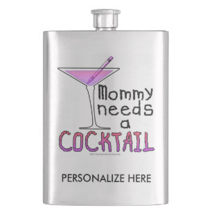COCKTAIL-KARAFE - Mami braucht einen COCKTAIL! Flachmann