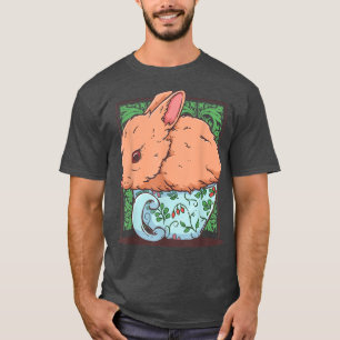 Cocktail-Kern Bunny in Coffee Tee Cup Goblincore R
