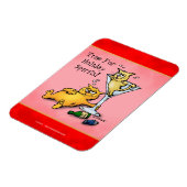 Cocktail Kittens Holiday Spirituosen Cartoon Magnet (Linke Seite)