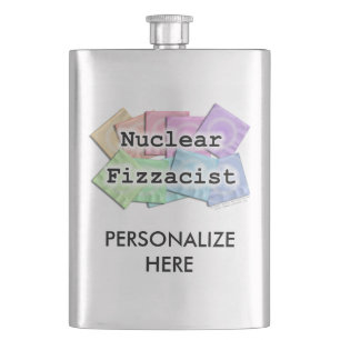 COCKTAIL-KOLBEN - NUCLEAR FIZZACIST (Barkeeper!) Flachmann