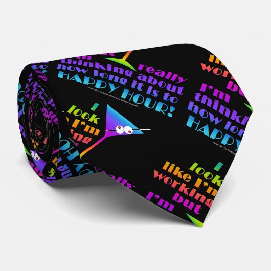 Cocktail-Krawatte - Wie lange bis zur Stunde Krawatte (Gerollt)