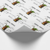 Cocktail Kubas Libre Geschenkpapier (Ecke)