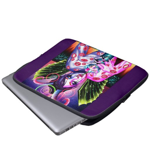 Cocktail Laptopschutzhülle (Vorne Knopf)