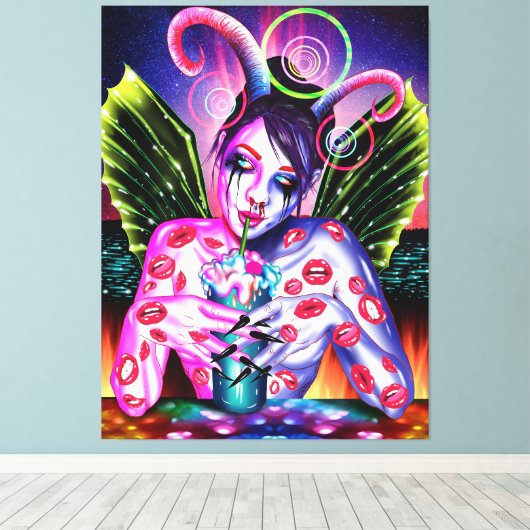 Cocktail Leinwanddruck (Insitu (Holzboden))