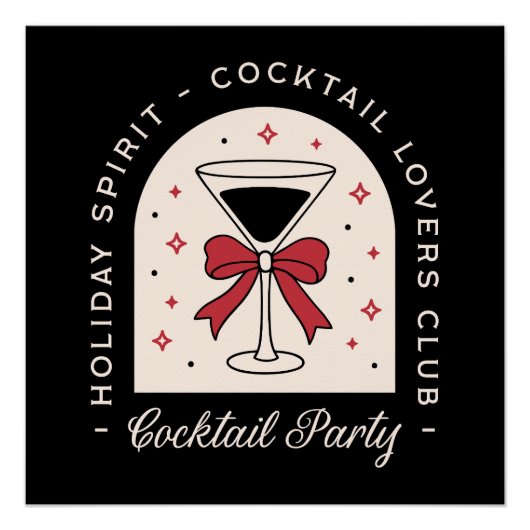 Cocktail-Liebhaber Party-Spaß-Geist Poster (Vorderseite)