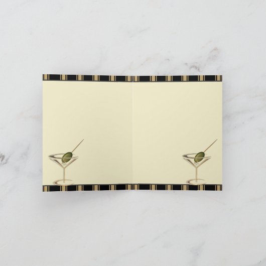 Cocktail Lounge Karte (Innenseite)