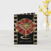 Cocktail Lounge Karte (Gelbe Blume)