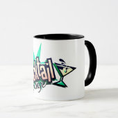 Cocktail Lounge Martini Retro Vintage Bar Tasse (VorderseiteRechts)