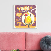 Cocktail Lounge Poster Leinwanddruck (Insitu (Wohnzimmer))
