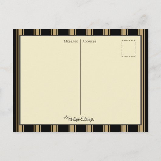 Cocktail Lounge Postkarte (Rückseite)