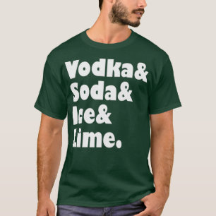 Cocktail Lover Geschenk Barkeeper Cocktails Vodka T-Shirt