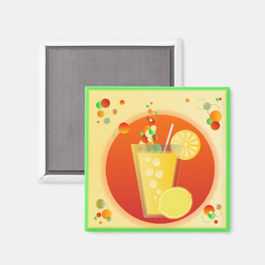 Cocktail Magnet (Vorderseite/Rückseite)