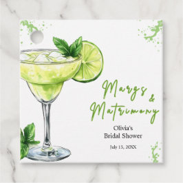 Cocktail Margs und Hochzeit Brautparty  Geschenkanhänger