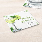 Cocktail Margs und Hochzeit Brautparty Rechteckiger Pappuntersetzer (angewinkelt)