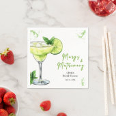 Cocktail Margs und Hochzeit Brautparty Serviette (Beispiel)
