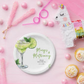 Cocktail Margs und Matrimony Brautparty Pappteller (Party)
