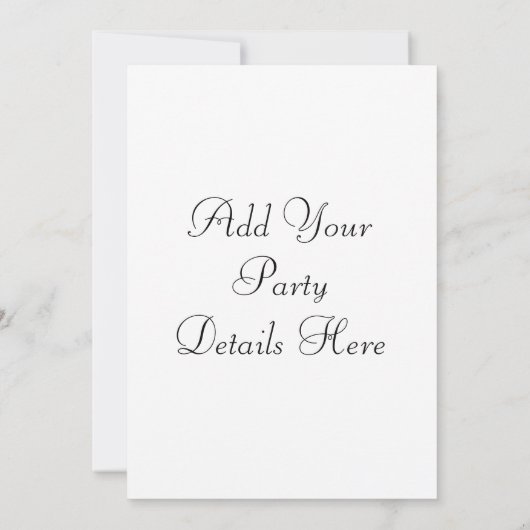 Cocktail Martini-Party Einladung (Rückseite)