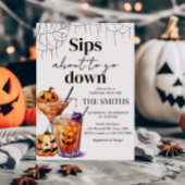 Cocktail Martini Pumpkin Halloween-Party Einladung