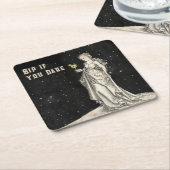 Cocktail-Menü "Hexen Themed Halloween-Party" Rechteckiger Pappuntersetzer (angewinkelt)