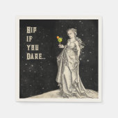 Cocktail-Menü "Hexen Themed Halloween-Party" Serviette (Vorderseite)