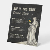 Cocktail-Menü "Hexen Themed Halloween-Party" Sockelschild (Vorderseite)