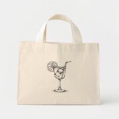 Cocktail mini stoffbeutel (Vorne)