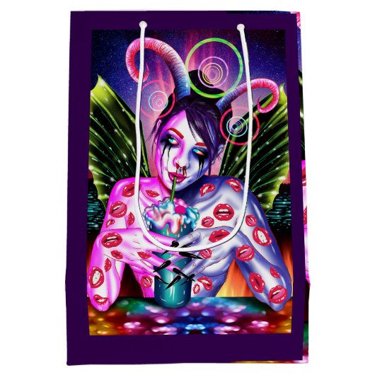 Cocktail Mittlere Geschenktüte (Rückseite)