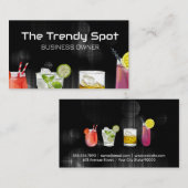Cocktail Mixed Drinks | Bar Restaurant Visitenkarte (Vorne/Hinten)