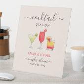 Cocktail Mixed Drinks Cocktail Station Dusche Sockelschild (In Situ)