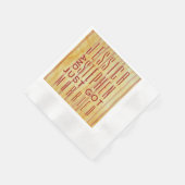 Cocktail Napkin asiatisch beeinflusst Floral Serviette (Ecke)