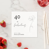 Cocktail Napkin | Customizable Event Serviette (Beispiel)