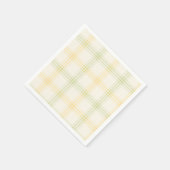 Cocktail Napkin | Lime & Lemon Plaid | Gin & Tonic Serviette (Ecke)
