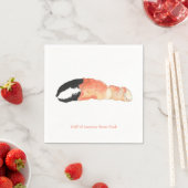 Cocktail Napkin mit Stone Crab Motif Serviette (Beispiel)