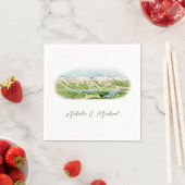 Cocktail Napkin Serviette (Beispiel)