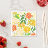 Cocktail Napkins - Boho Citrus Slices Serviette (Beispiel)