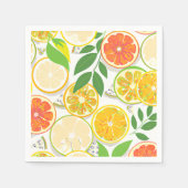 Cocktail Napkins - Boho Citrus Slices Serviette (Vorderseite)