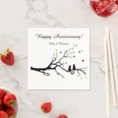 Cocktail Napkins für Hochzeiten und Jubiläum Serviette (Beispiel)