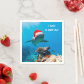 Cocktail Napkins, Hai Weihnachten Serviette (Beispiel)