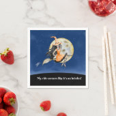 Cocktail Napkins, Hexe's Sweet Ride Serviette (Beispiel)