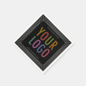 Cocktail Napkins mit Firmenlogo Serviette (Ecke)